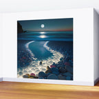Ocean Moonlight Beach Prints Wall Mural Gallery Image 2