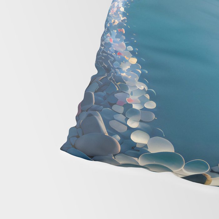 Ocean Moonlight Beach Prints Pillow Sham Gallery Image 4