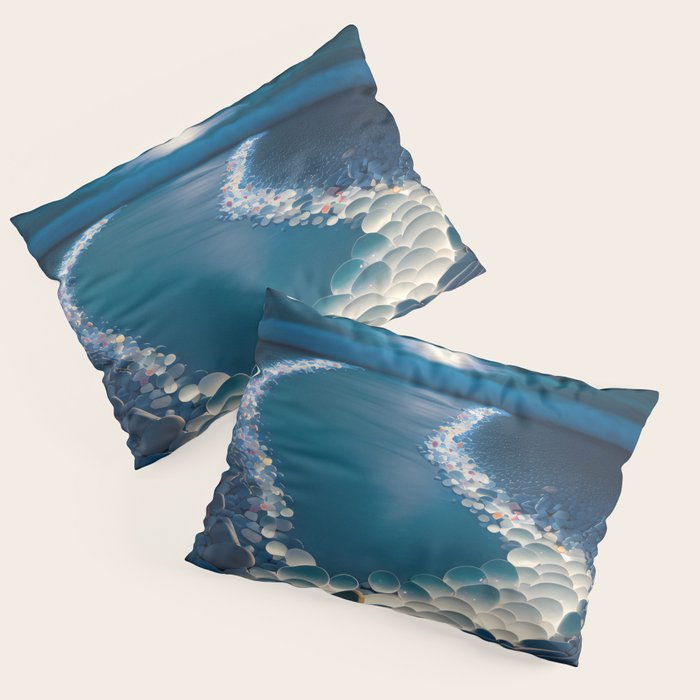 Ocean Moonlight Beach Prints Pillow Sham Gallery Image 3