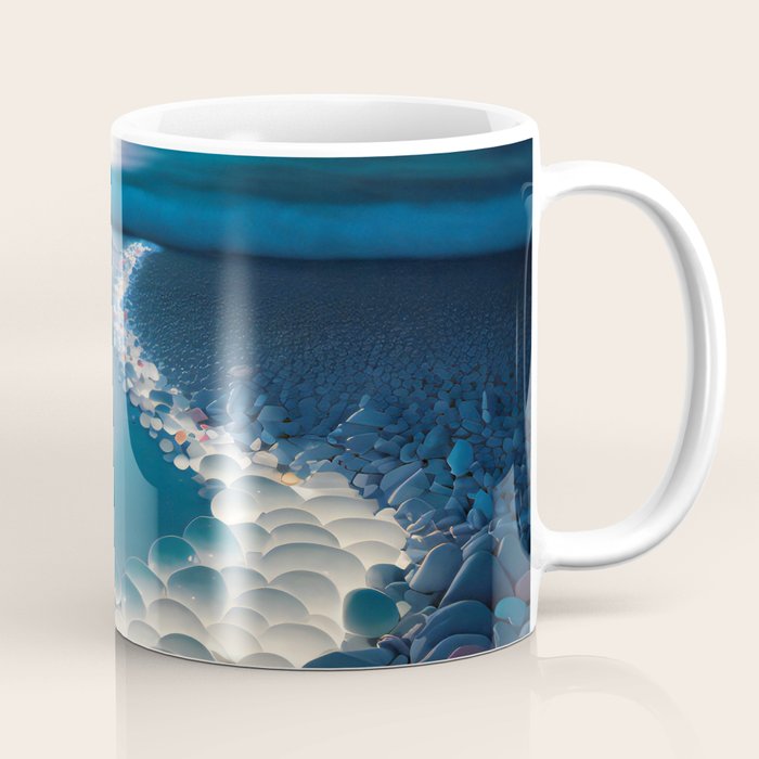 Ocean Moonlight Beach Prints Coffee Mug Gallery Image 1