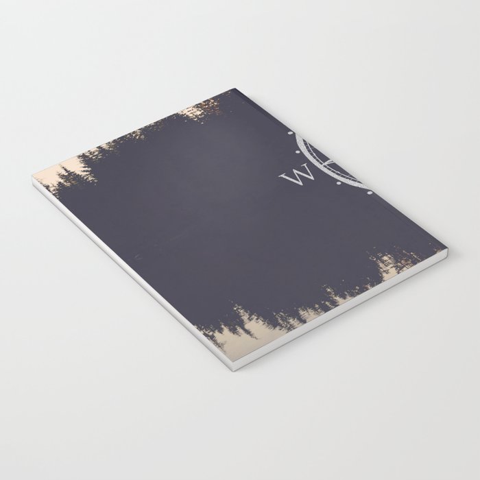 Wooded Lake Reflection Compass Notebook Gallery Image 3