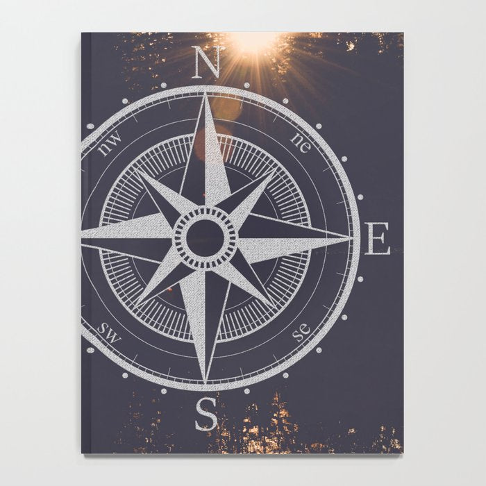Wooded Lake Reflection Compass Notebook Gallery Image 4