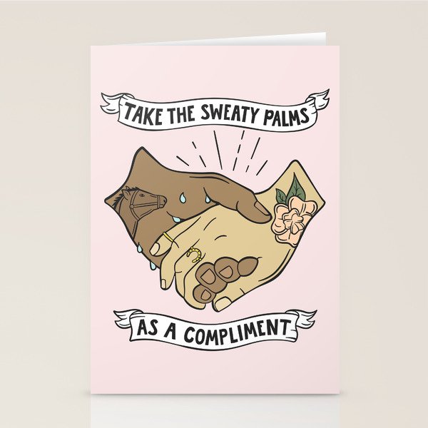 SWEATY PALMS Stationery Card Gallery Image 1