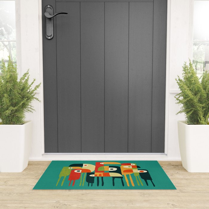Toucan Welcome Mat Gallery Image 3