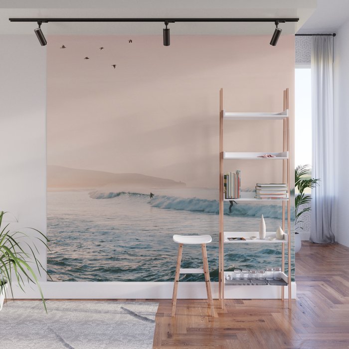 Sunset Surf Wall Mural Gallery Image 1