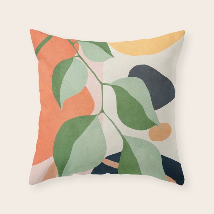 Colorful Branching Out 24 Throw Pillow Gallery Image 6