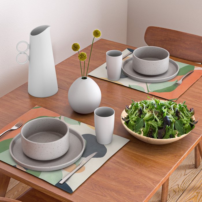 Colorful Branching Out 24 Placemat Gallery Image 2