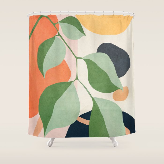 Colorful Branching Out 24 Shower Curtain Gallery Image 1