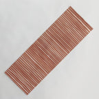 Nomad Terracotta Stripes Yoga Mat Gallery Image 1