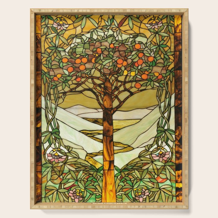 Louis Comfort Tiffany - Decorative stained glass 6. Serving Tray Gallery Image 1