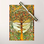 Louis Comfort Tiffany - Decorative stained glass 6. Wrapping Paper Gallery Image 1