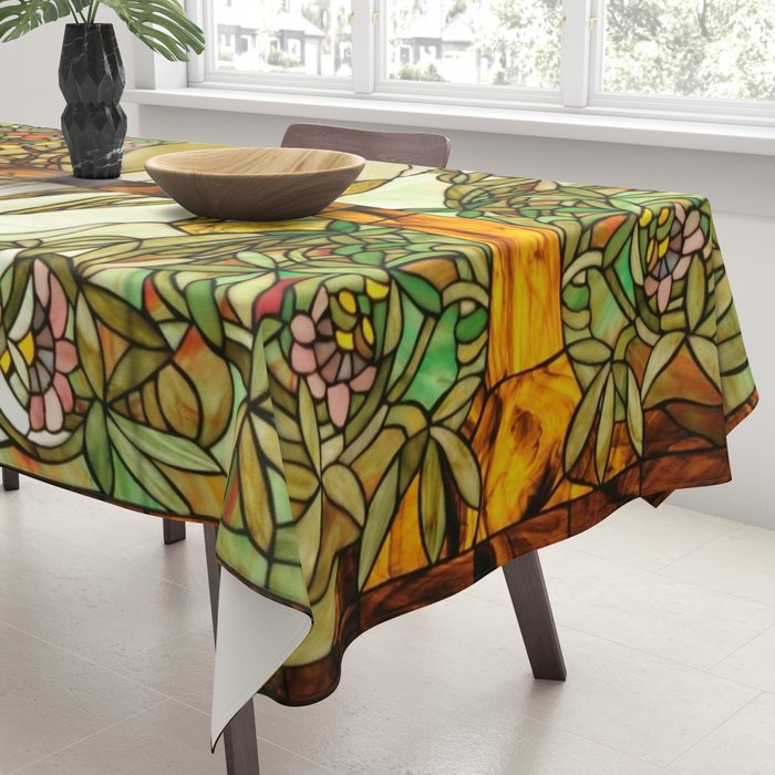 Louis Comfort Tiffany - Decorative stained glass 6. Tablecloth Gallery Image 3