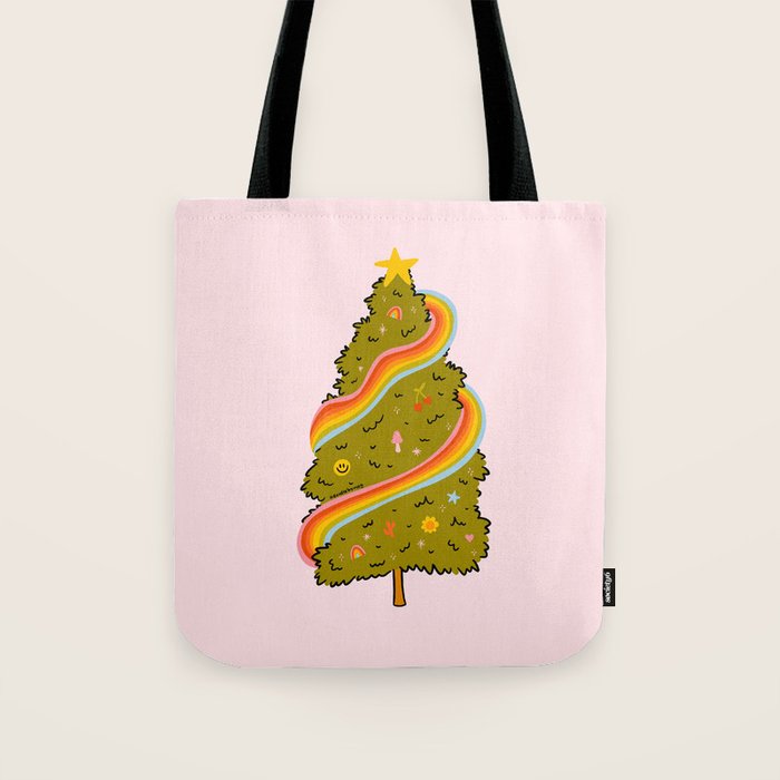 Rainbow Tree Tote Bag Gallery Image 1