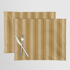 ivy stripes - mustard and black Placemat Gallery Image 1
