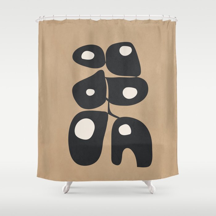 Modern Abstract Art 35 Shower Curtain Gallery Image 1