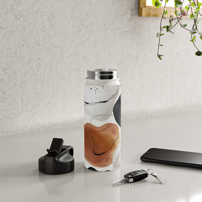Abstract World Water Bottle Gallery Image 4