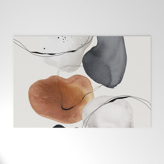 Abstract World Welcome Mat Gallery Image 1