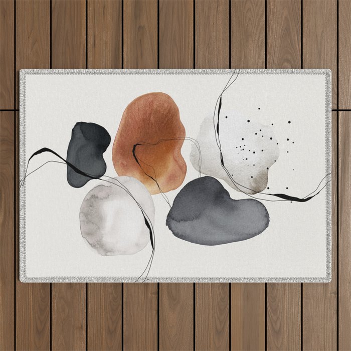 Abstract World Outdoor Rug Gallery Image 1