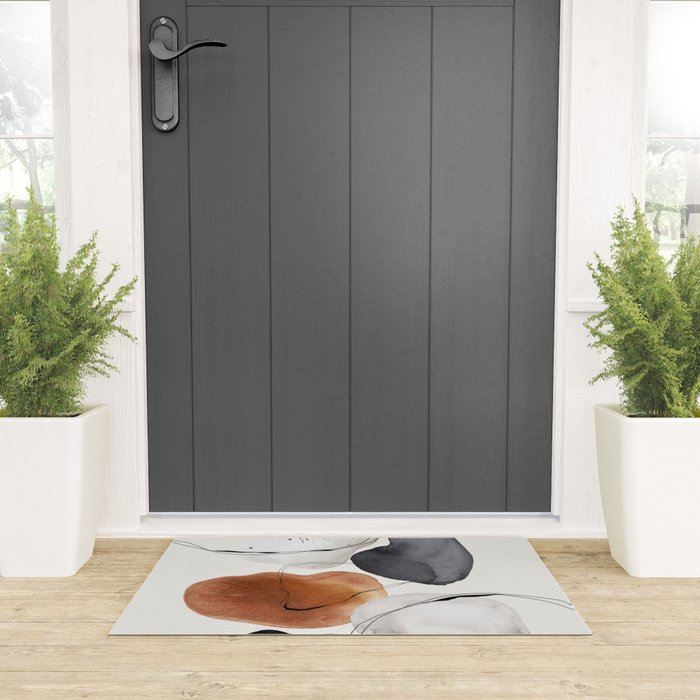 Abstract World Welcome Mat Gallery Image 3