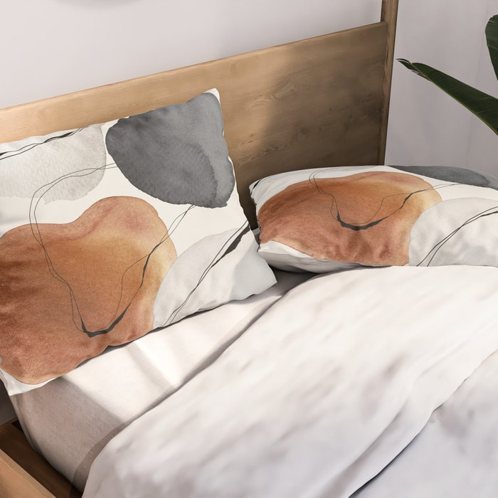 Abstract World Pillow Sham Gallery Image 2