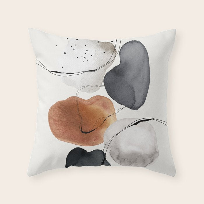 Abstract World Throw Pillow Gallery Image 1