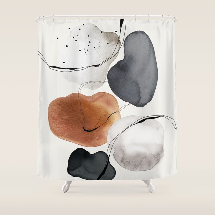 Abstract World Shower Curtain Gallery Image 1