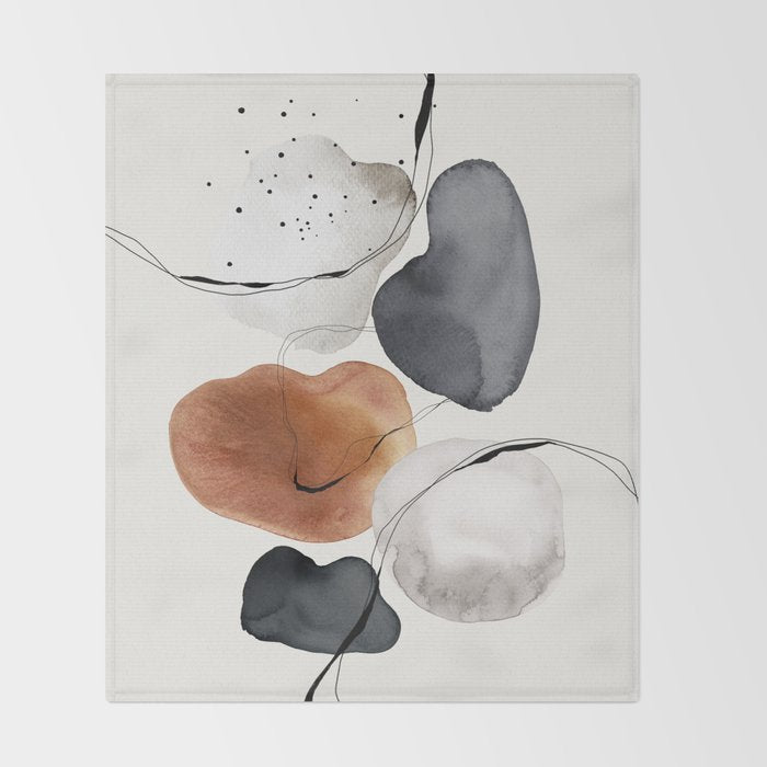 Abstract World Throw Blanket Gallery Image 2
