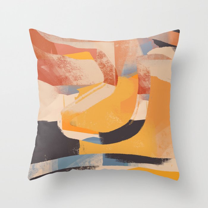 Modern Abstract Art 103 Throw Pillow Gallery Image 6