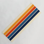 Classic Retro Stripes II Yoga Mat Gallery Image 1