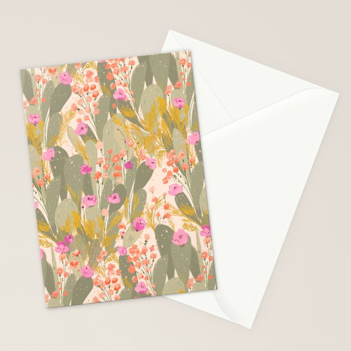 Cactus Garden Stationery Card Gallery Image 2