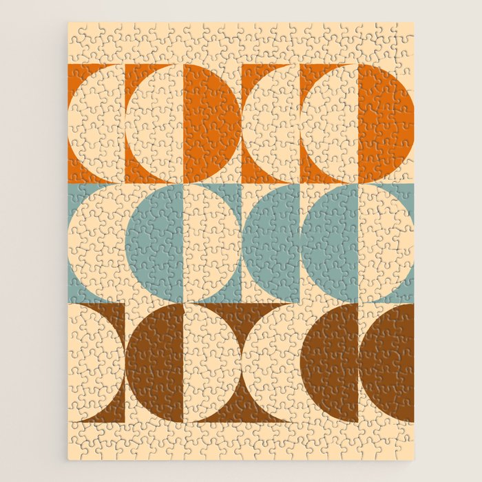 Vintage Geometric 04A Jigsaw Puzzle Gallery Image 1