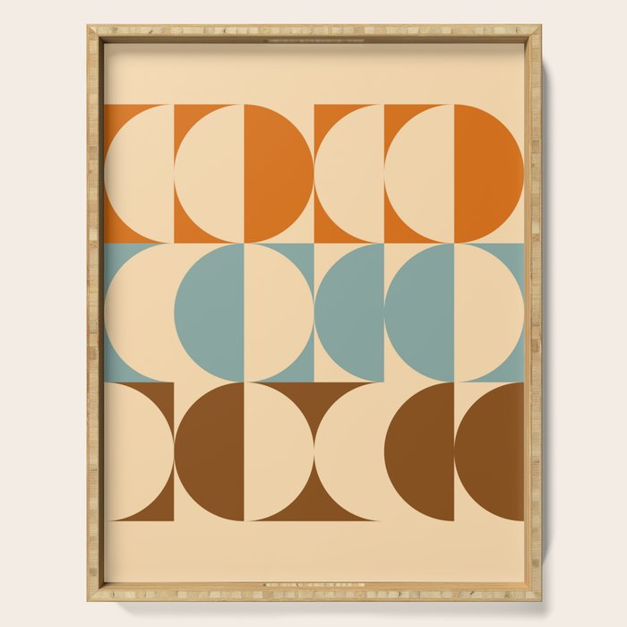 Vintage Geometric 04A Serving Tray Gallery Image 1
