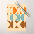 Vintage Geometric 04A Wrapping Paper Gallery Image 1