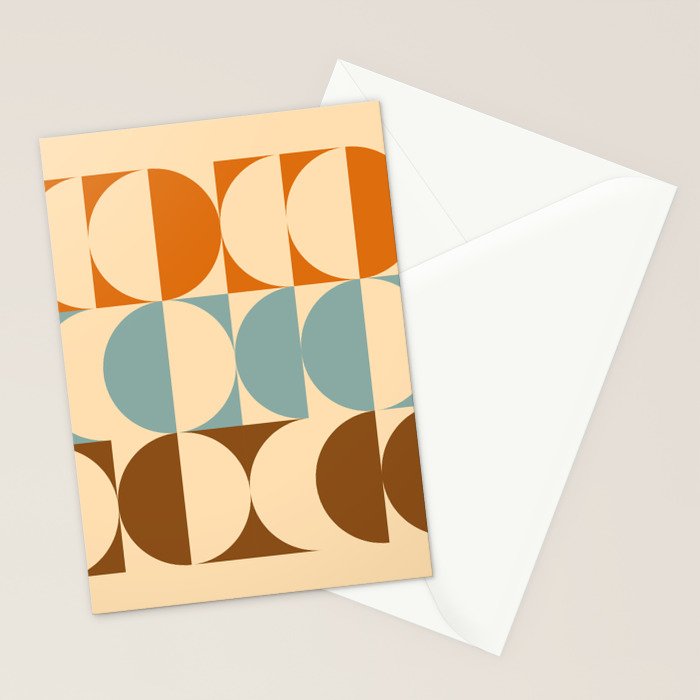 Vintage Geometric 04A Stationery Card Gallery Image 2
