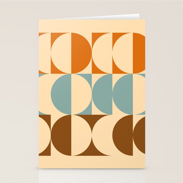Vintage Geometric 04A Stationery Card Gallery Image 2