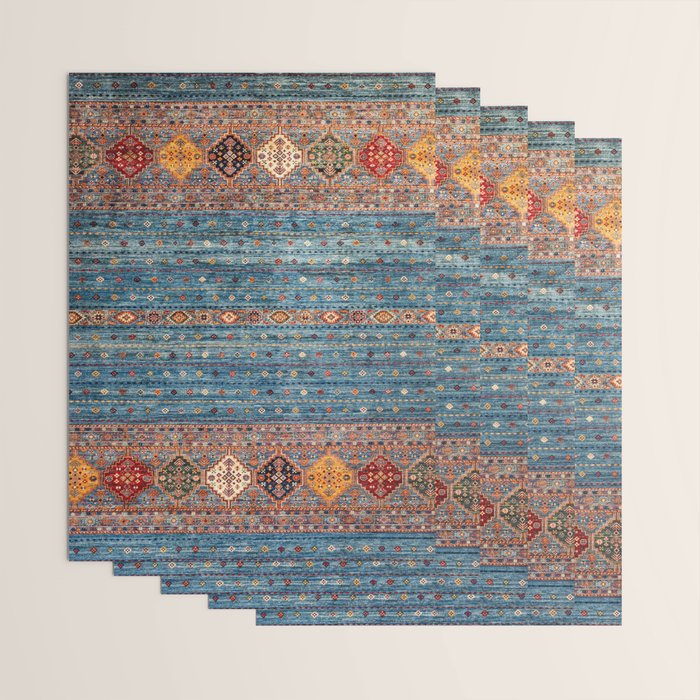 Traditional Vintage Moroccan Carpet Wrapping Paper Gallery Image 3