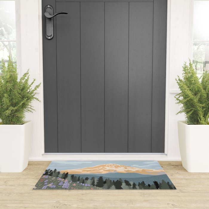 Mount Rainier National Park Welcome Mat Gallery Image 3