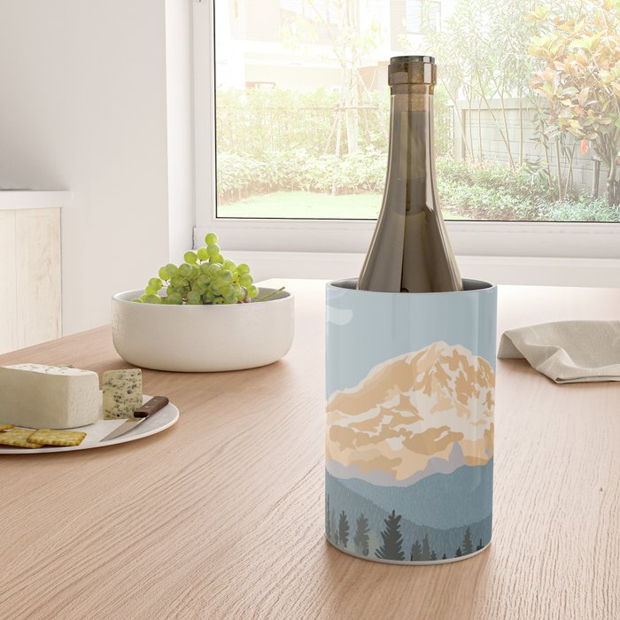 Mount Rainier National Park Wine Chiller Gallery Image 4