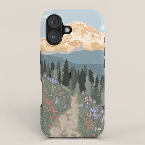 Mount Rainier National Park Iphone Case Gallery Image 1