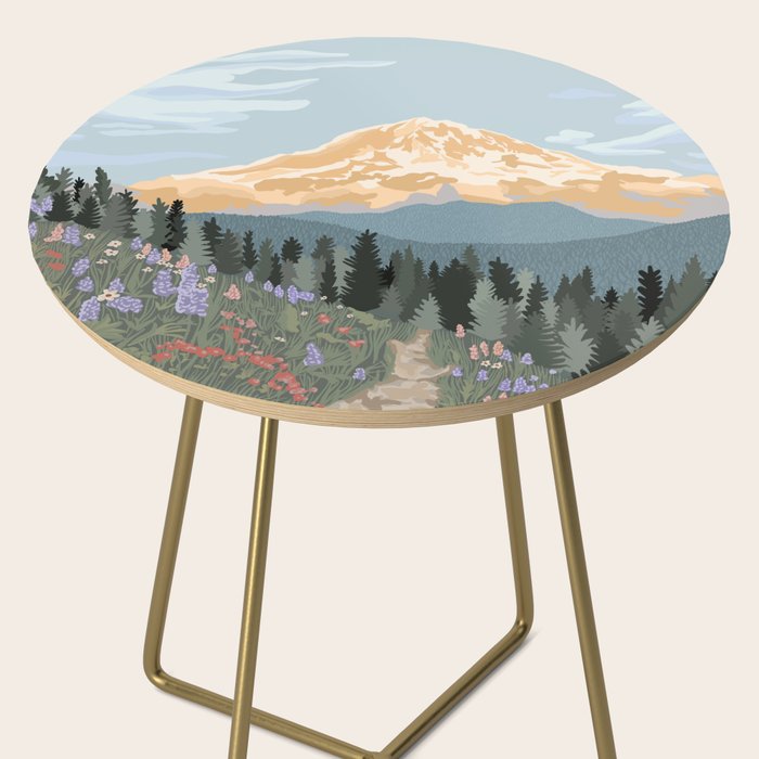 Mount Rainier National Park Side Table Gallery Image 2