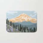 Mount Rainier National Park Bath Mat Gallery Image 1