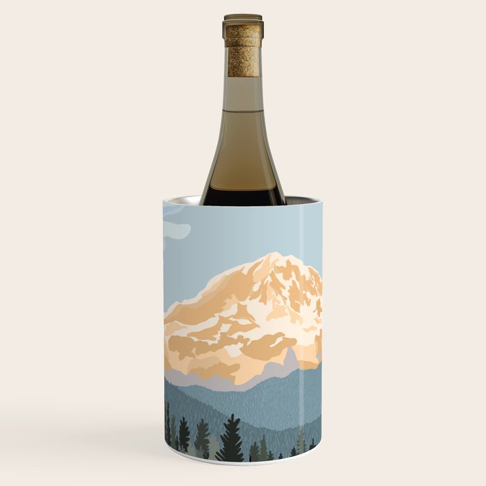 Mount Rainier National Park Wine Chiller Gallery Image 1