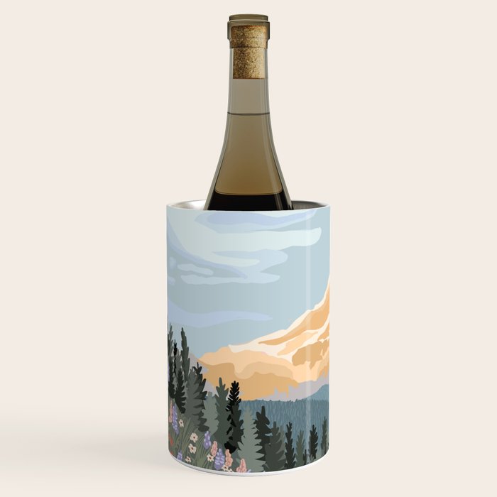 Mount Rainier National Park Wine Chiller Gallery Image 2