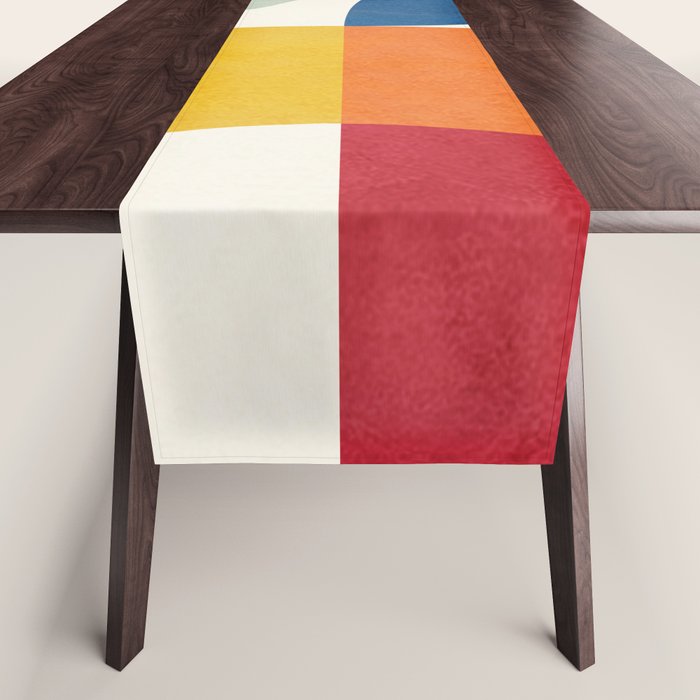 Attached Abstraction 03 Table Runner Gallery Image 1