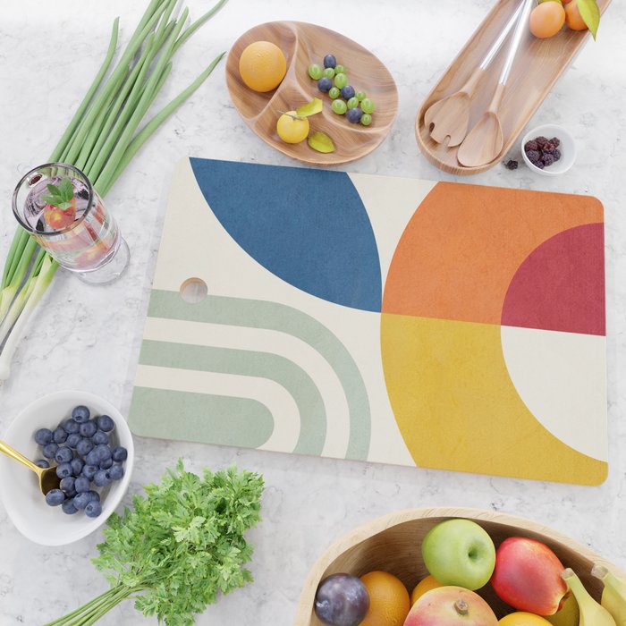 Attached Abstraction 03 Cutting Board Gallery Image 2