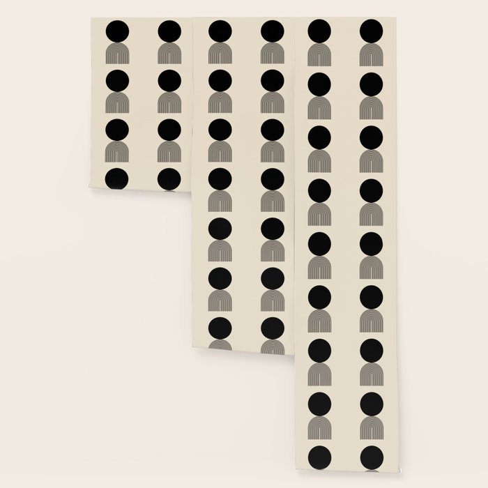 Abstraction_BLACK_DOT_LINE_ART_Minimalism_003C Wallpaper Gallery Image 3