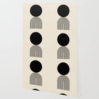 Abstraction_BLACK_DOT_LINE_ART_Minimalism_003C Wallpaper Gallery Image 2