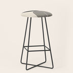 Abstraction_BLACK_DOT_LINE_ART_Minimalism_003C Stool Gallery Image 1
