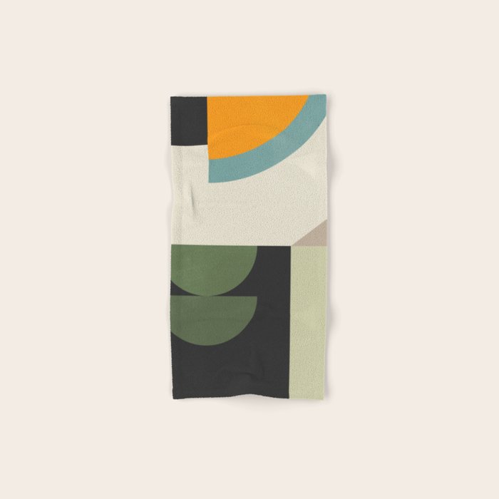 Abstract Geometric Shapes 25 Bath Towel Gallery Image 1
