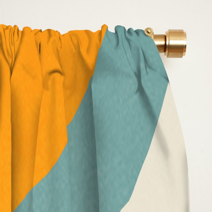 Abstract Geometric Shapes 25 Window Curtain Gallery Image 2